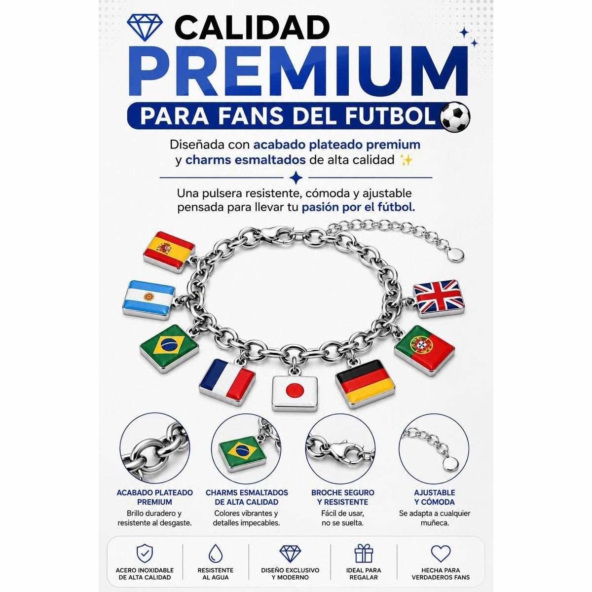 Goalcharms PAISES